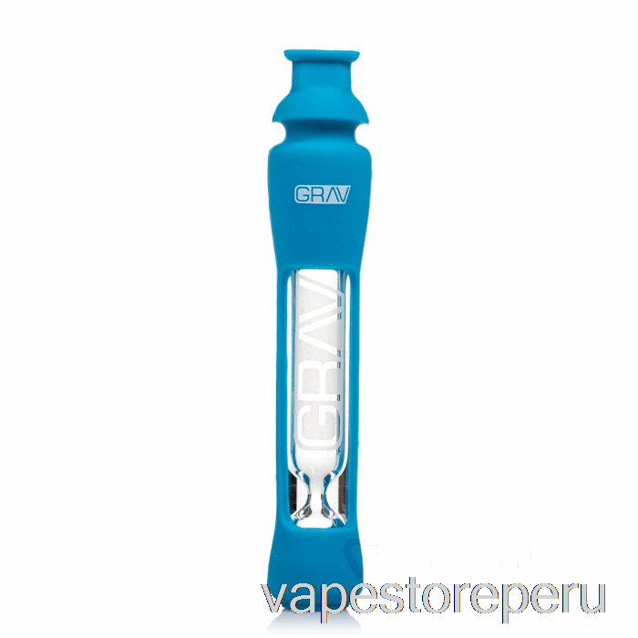 Vape Desechable Grav 12mm Catador Con Piel De Silicona Azul